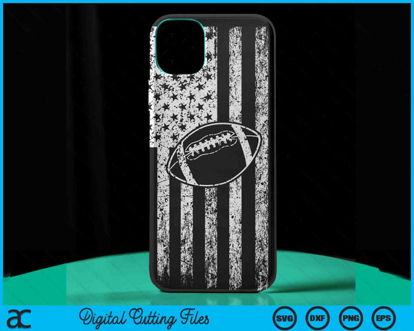 American Flag Sport Fan American Football Game Design Gifts Phone Case SVG PNG Digital Cutting Files