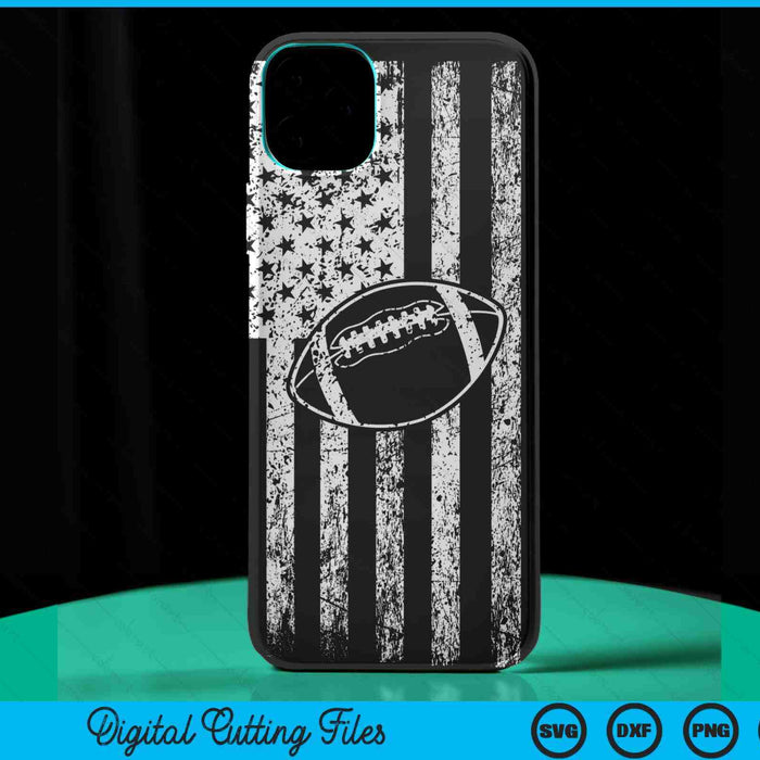 American Flag Sport Fan American Football Game Design Gifts Phone Case SVG PNG Digital Cutting Files