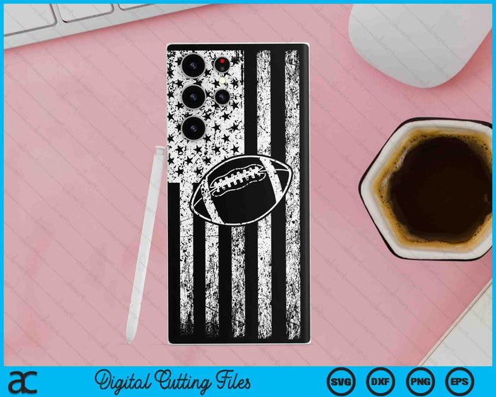 American Flag Sport Fan American Football Game Design Gifts Phone Case SVG PNG Digital Cutting Files