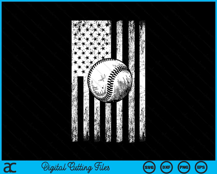 American Flag Sport Fan Baseball Game Design Gifts Phone Case SVG PNG Digital Cutting Files