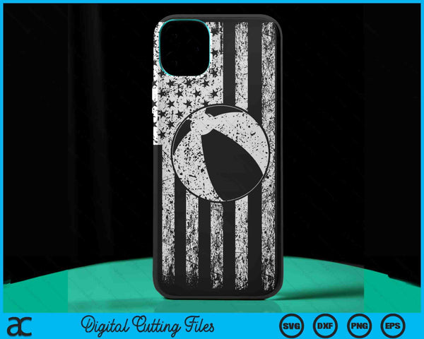 American Flag Sport Fan Bowling Game Design Gifts Phone Case SVG PNG Digital Cutting Files - on a t-shirt