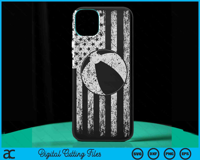 American Flag Sport Fan Bowling Game Design Gifts Phone Case SVG PNG Digital Cutting Files