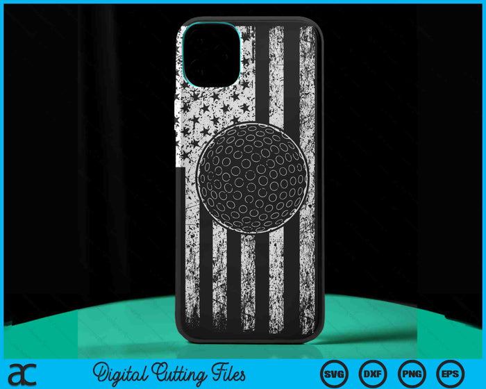 American Flag Sport Fan Hockey Game Design Gifts Phone Case SVG PNG Digital Cutting Files