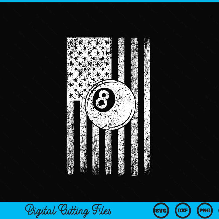 American flag sport fan pool ball game phone case SVG cut file