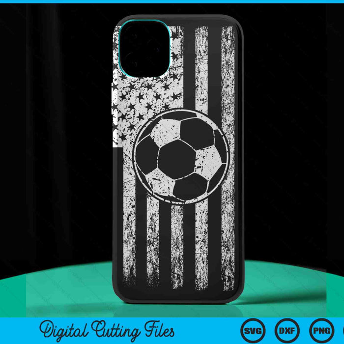 American Flag Sport Fan Soccer Game Design Gifts Phone Case SVG PNG Digital Cutting Files