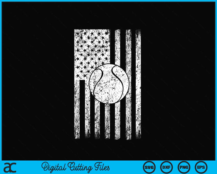 American Flag Sport Fan Tennis Game Design Gifts Phone Case SVG PNG Digital Cutting Files