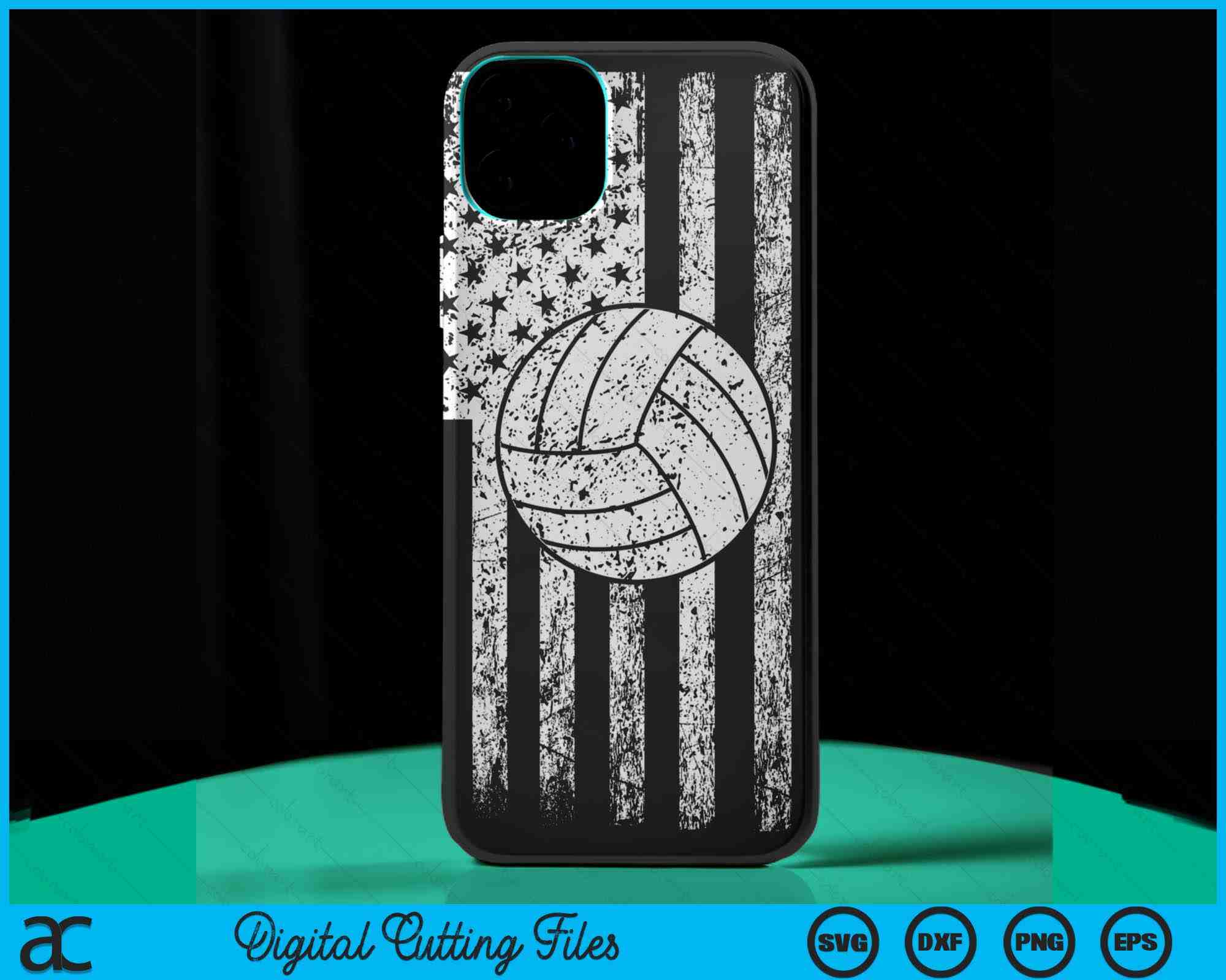American Flag Sport Fan Volleyball Game Design Phone Case SVG Files – creativeusarts American Flag Sport Fan Volleyball Game Design Phone Case SVG Files – creativeusarts