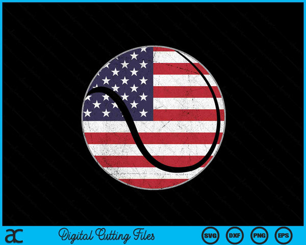 American Flag Tennis Men Women Kids SVG PNG Digital Cutting File