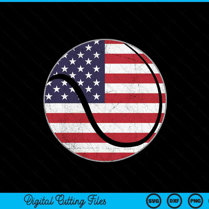 American Flag Tennis Men Women Kids SVG PNG Digital Cutting File