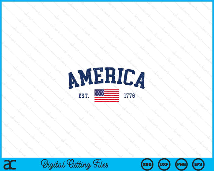 American Flag USA United States Of America US 4th of July SVG PNG Digital Printable Files
