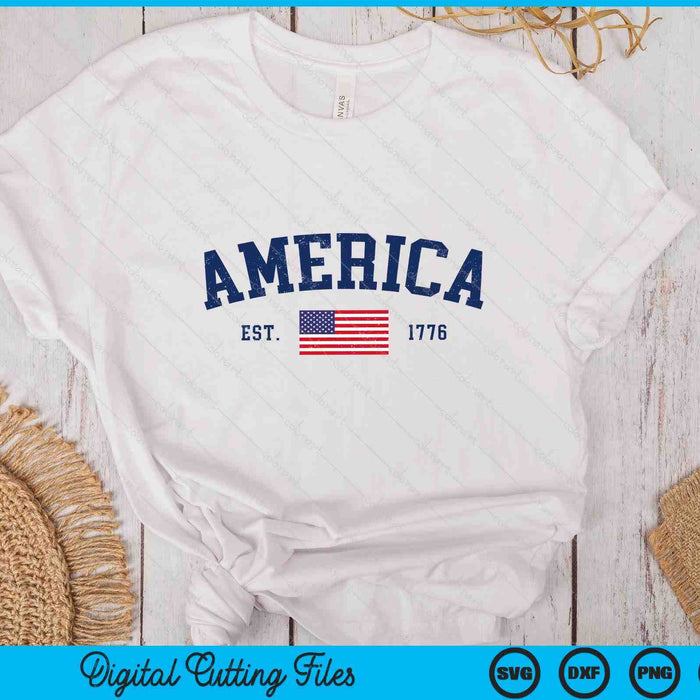 American Flag USA United States Of America US 4th of July SVG PNG Digital Printable Files