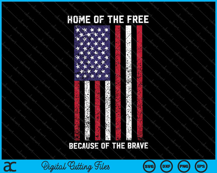 Veterano de la bandera estadounidense para hombres, mujeres, niños, hogar de los archivos imprimibles de corte SVG PNG gratuitos