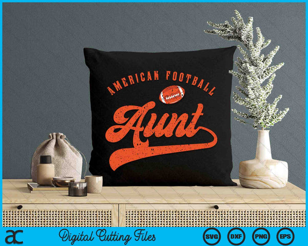 American Football Aunt SVG PNG Digital Cutting File