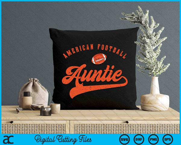 American Football Auntie SVG PNG Digital Cutting File