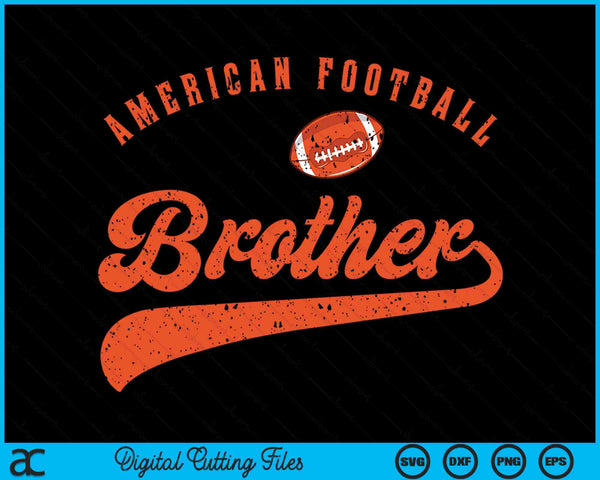 American Football Brother SVG PNG Digital Cutting File