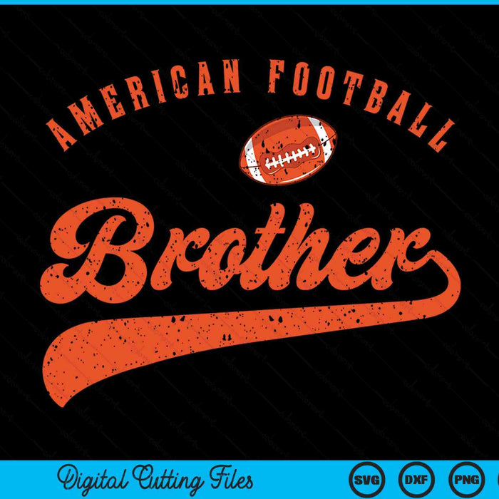 American Football Brother SVG PNG Digital Cutting File