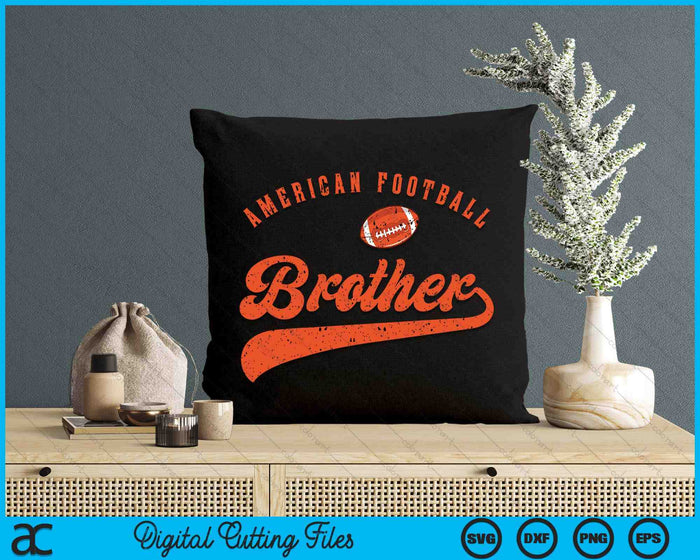 American Football Brother SVG PNG Digital Cutting File