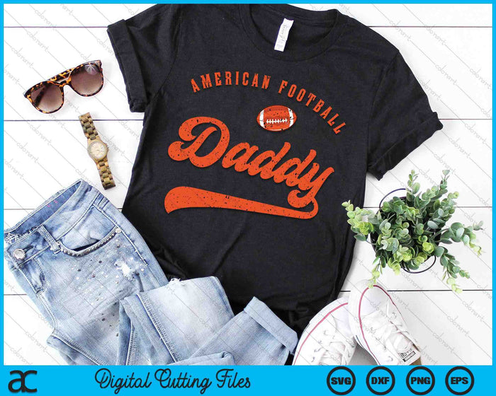 American Football Daddy SVG PNG Digital Cutting File