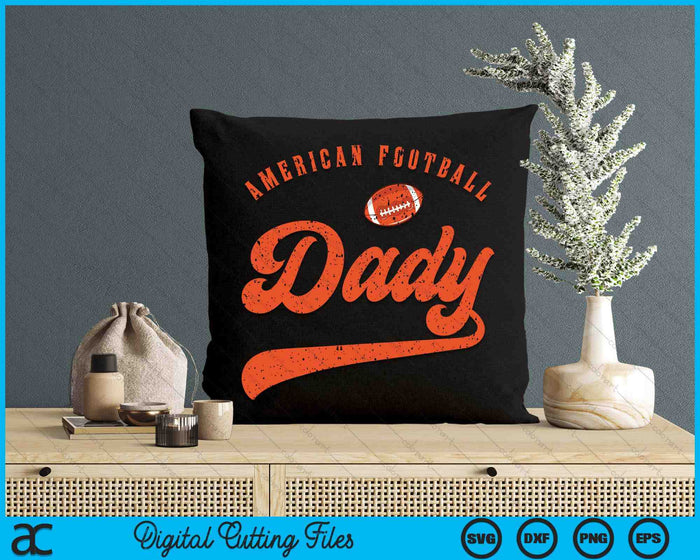 American Football Dady SVG PNG Digital Cutting File