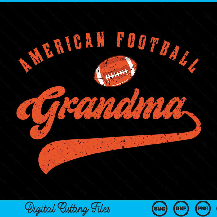 American Football Grandma SVG PNG Digital Cutting File