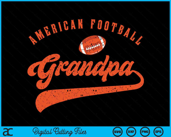 American Football Grandpa SVG PNG Digital Cutting File