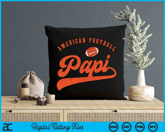 American Football Papi SVG PNG Digital Cutting File