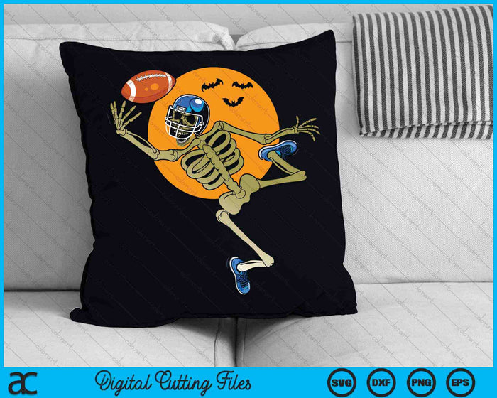 American Football Skeleton Halloween SVG PNG Digital Cutting Files