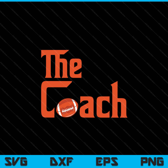 American football sports player the coach SVG cut file