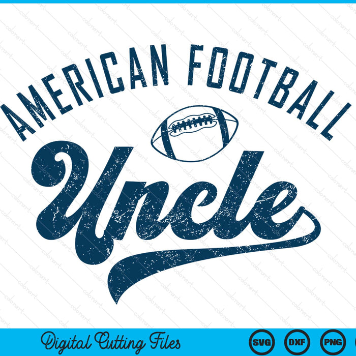 American football uncle SVG cut file