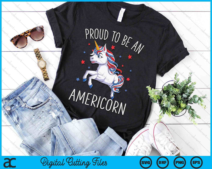 Americorn Unicorn 4th Of July Girls Mericorn Merica SVG PNG Digital Cutting Files