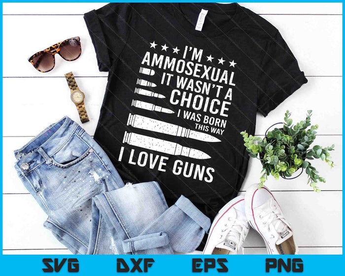 Munición-Sexual Bullets Love Pro I Lover Gun Cool Enthusiast SVG PNG Archivos de corte digital