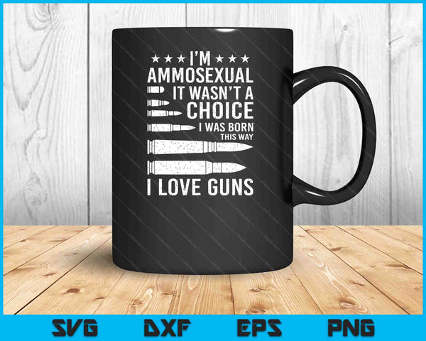 Munición-Sexual Bullets Love Pro I Lover Gun Cool Enthusiast SVG PNG Archivos de corte digital