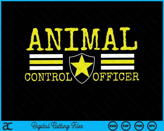 Animal Control Officer Rescue Uniform SVG PNG digitale snijbestanden