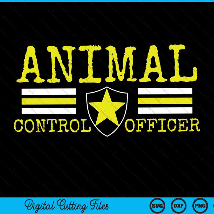 Animal Control Officer Rescue Uniform SVG PNG Digital Cutting Files