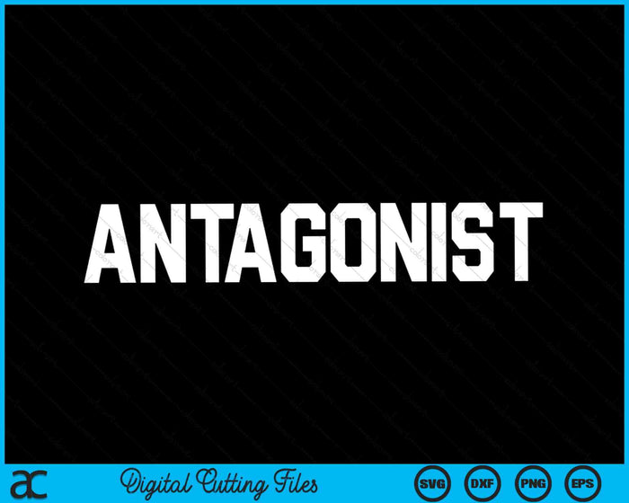 Antagonist Funny English Literature Teacher Costume SVG PNG Digital Cutting Files