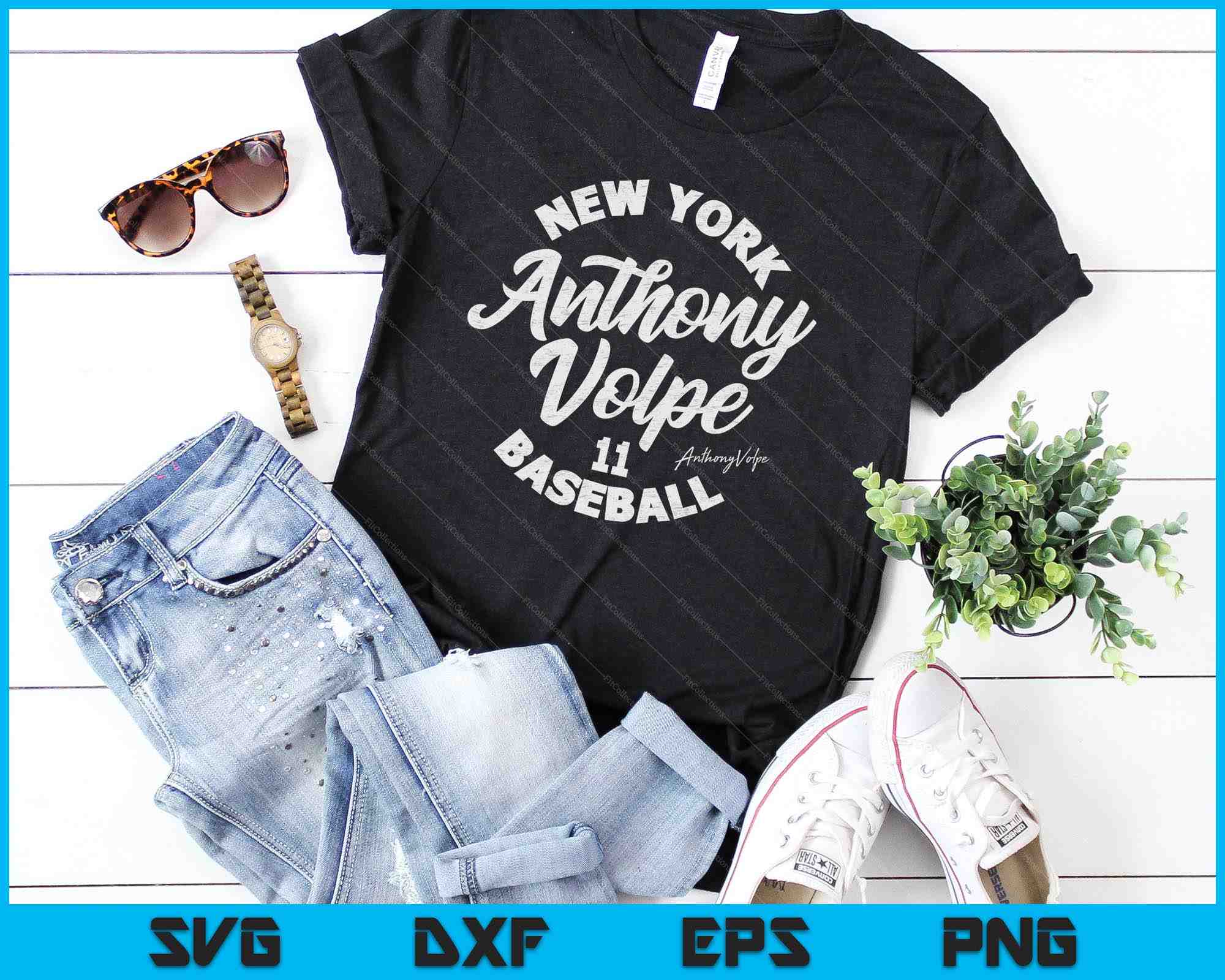 Anthony Volpe New York Baseball SVG PNG Digital Cutting Files –  creativeusarts