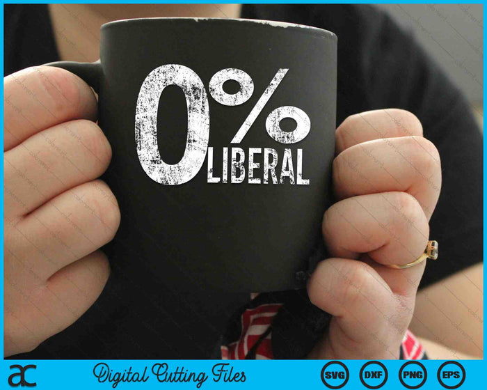 Anti Liberal Democrat Zero Percent Liberal SVG PNG Digital Cutting Files