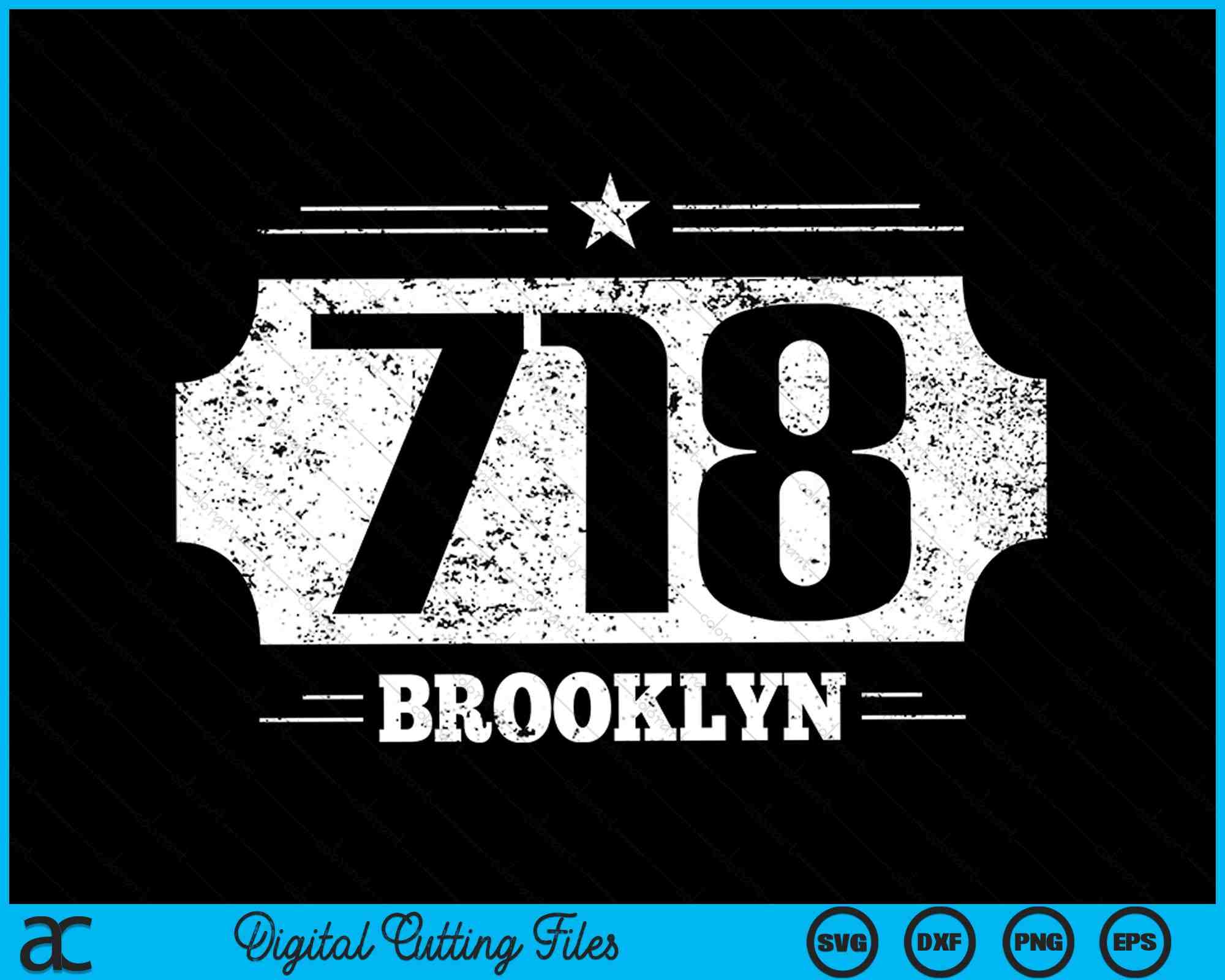 Brooklyn Skyline SVG Design Instant Download