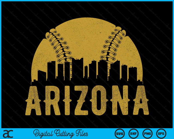 Arizona Baseball Fan SVG PNG Cutting Printable Files