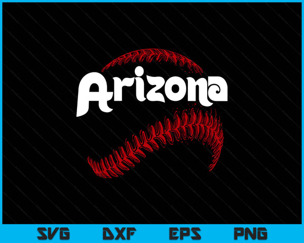 Arizona Baseball Lovers Vintage Baseball Lovers Fans SVG PNG Digital Printable Files