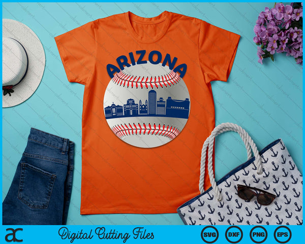 Arizona Baseball Team Fans of Space City Arizona Baseball SVG PNG Digital Cutting Files