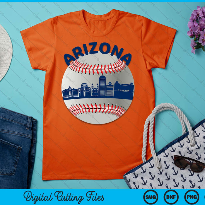 Arizona Baseball Team Fans of Space City Arizona Baseball SVG PNG Digital Cutting Files