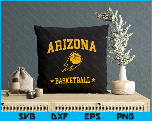 Arizona Basketball Vintage Gameday Retro Basketball Lover SVG PNG Digital Printable Files