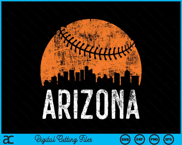 Arizona Skyline Arizona Baseball SVG PNG Printable Cutting Files