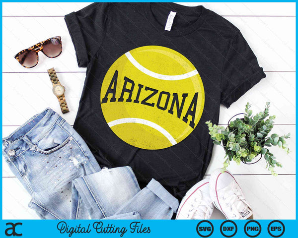 Arizona Tennis Fan SVG PNG Digital Cutting Files