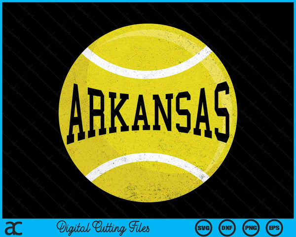 Arkansas Tennis Fan SVG PNG Digital Cutting Files