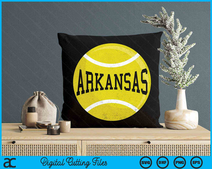 Arkansas Tennis Fan SVG PNG Digital Cutting Files