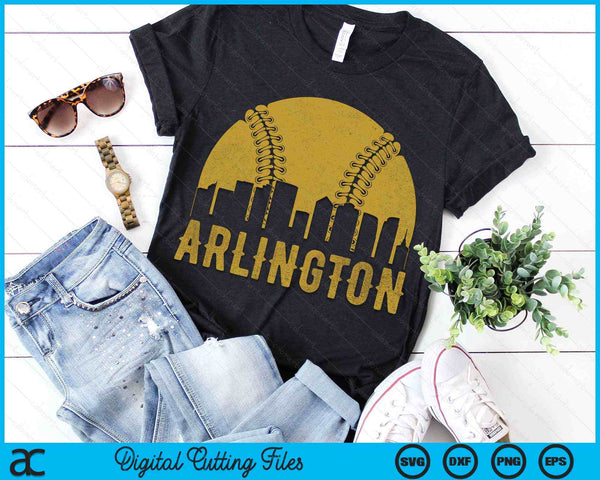Arlington Baseball Fan SVG PNG Cutting Printable Files