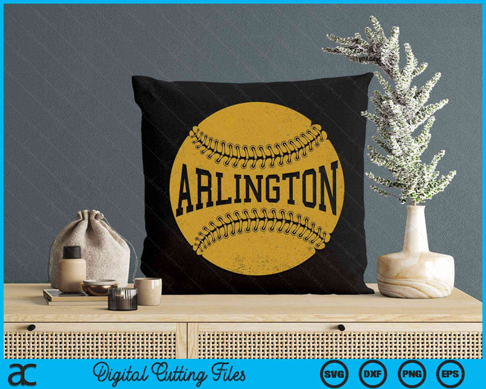 Arlington honkbal fan SVG PNG digitale snijbestanden 