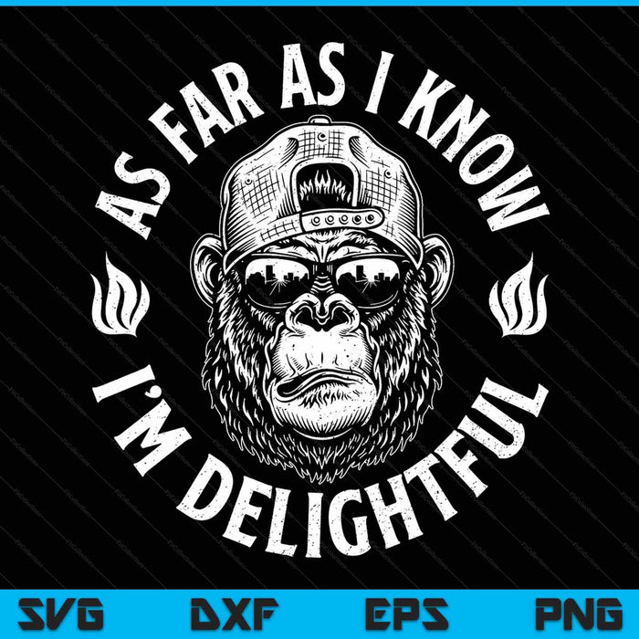 As far as I kknow I'm delightful gorilla saying quote SVG cut file